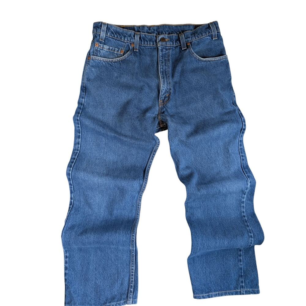 Levi’s 505 Vintage USA Made Jeans Men's 35x28 Straight Leg Light Wash 90's